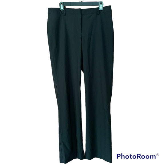 Talbots Dress Pants Trousers Wool Blend Black Curvy Fit Size 10 - Picture 1 of 7